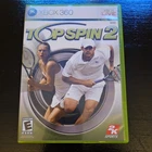 Microsoft Xbox 360 Top Spin 4 2K Sports Tennis Game Complete CIB Mint Disc