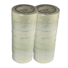 16x insulation tape white 10m x 19mm adhesive tape insulation tape iso tape electrician