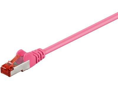 MicroConnect SSTP6005PI S/FTP CAT6 0.5m Pink LSZH