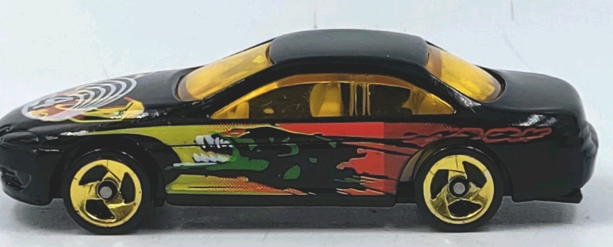 Vintage Hot Wheels 1992 Mattel Black Lexus SC400 #4 Rare Thailand