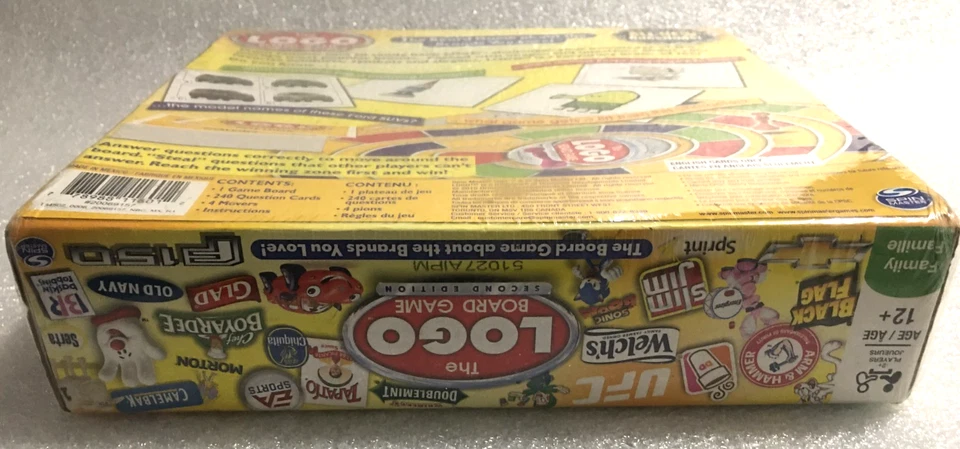The Logo Board Game Second Edition 2015 Brands You Love Yellow Box Spin Master - Image 3 of 3