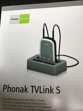 Phonak TV Link S, TV streamer for use with older Phonak hearing aids 