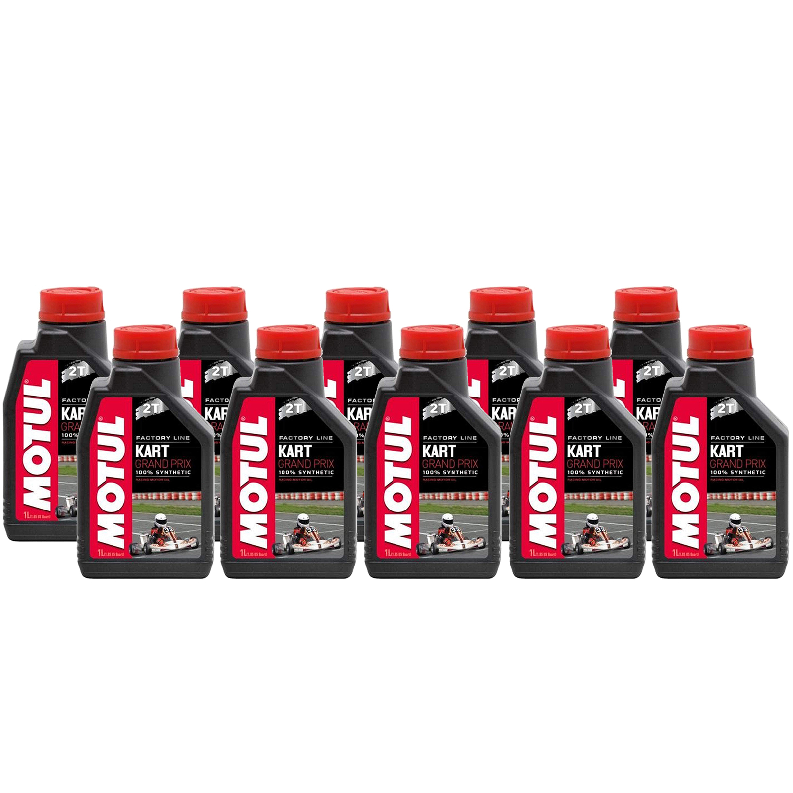 Motul KART GRAND PRIX 2T 100% synthetic 2Str high RPM 10L Engine Motor Oil 10x1L