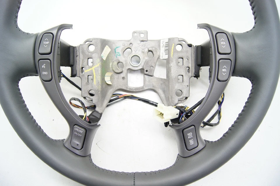 Volante Cadillac DeVille Seville 2002-2003 cuero gris nuevo 25748188 Foto 2 de 4