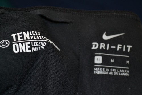Nike Dri Fit Power Legend Training Tights Black Womens Size Medium #2304 - Picture 5 of 5