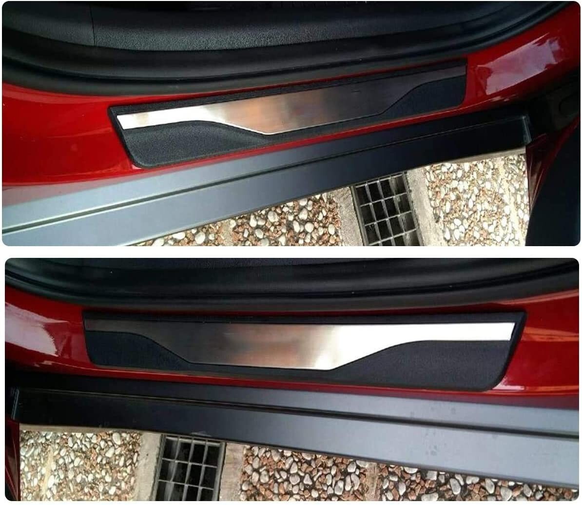 Türschweller Schutz Für Hyundai I10 - Anti-Kratz Einstiegsleisten Schwarz 4-tlg.