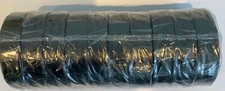 3/4"in x 60"in PVC 10-Piece Black Electrical Tape 1 Pack 