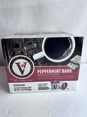 VICTOR ALLEN FG014590 Peppermint Bark Coffee Single Serve Cup