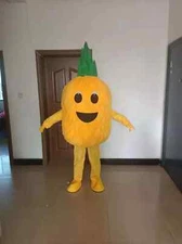 cartoon pineapple Mascot Costume Cosplay Party Dress Clothing Halloween Adult