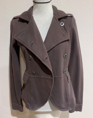 CONVERSE ONE STAR Womens Size S Military Style Jacket Blazer Buttons Pocket Look - Foto 10 di 22