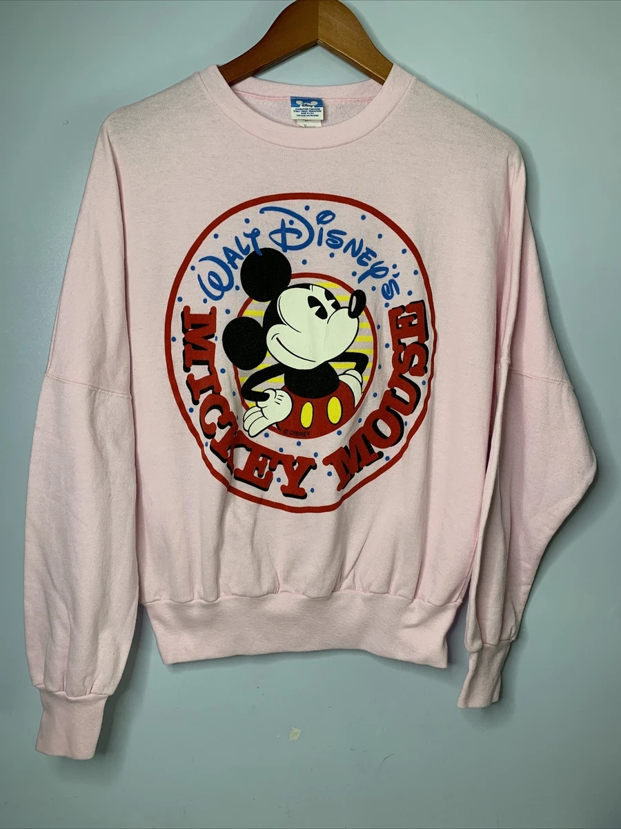 Vintage Disney Mickey Mouse Sweatshirt Mens Sz M Character Fashions Pullover 80s