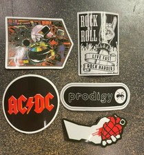 Skateboard Sticker Set, Total 5 Stickers as Pictured