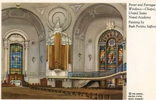 United States Naval Academy Chapel Interior, Annapolis, Maryland, VG --POSTCARD