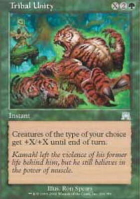 MTG: Tribal Unity [Moderately Played] Onslaught Magic the Gathering CCG TCG  | eBay