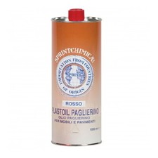 PLASTOIL OLIO PAGLIERINO ROSSO lt. 1 IMPREGNATE PER MOBILI LEGNO sprintchimica