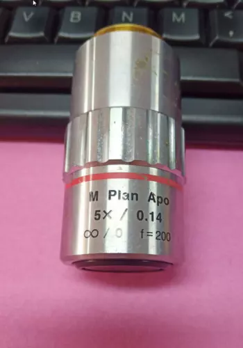 Mitutoyo M Plan Apo 5x 0.14 Microscope Objective Lens f=200