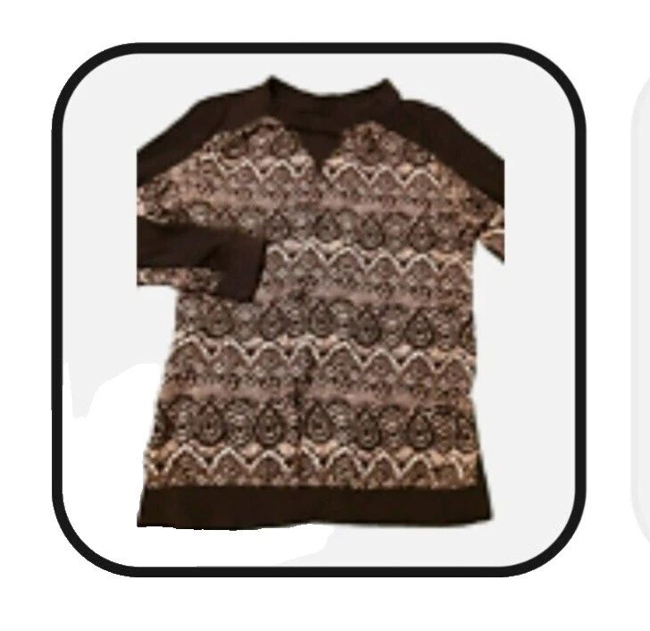 Blusa geométrica Mossimo algodón para mujeres