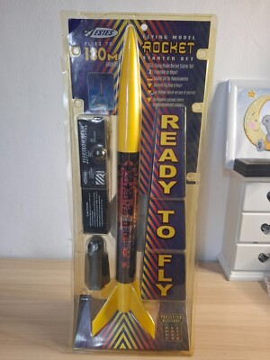 Flugmodell Rakete Starterset Ionisator Estes Vintage