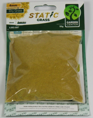 Ammo MIG - Static Grass Grasfaser, Dry Gras 4mm, 50 g, Neu, OVP #4.24-R
