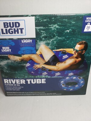 Bud Light River Raft Tube 250 lb Weight Capacity | eBay