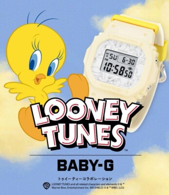 トゥイーティー 時計 Casio Baby-G x Tweety Looney Tunes Limited Edition Watch BGD-565TW