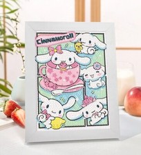 Sanrio Cinnamoroll 5D Diamond Art Painting DIY Kit with Frame-NEW