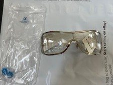 POLICE UNISEX CLEAR/WHT Sunglasses MODEL TZ8711 SIZE 75 13 125 MADE IN ITALY NEW