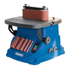 Draper Oscillating Spindle And Belt Sander, Bench Mounted, 450W 230V, 98425