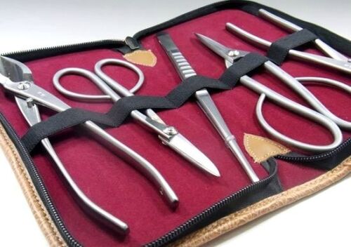 5-teiliges Werkzeugset / Japan Kaneshin Bonsai Tools #174s Stainles Stahl Set - Bild 1 von 13