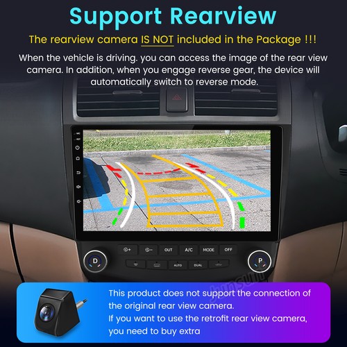 For Honda Accord 7 2003-2007 Car Stereo Radio Android14 GPS Sat Nav WIFI Carplay - Picture 8 of 16