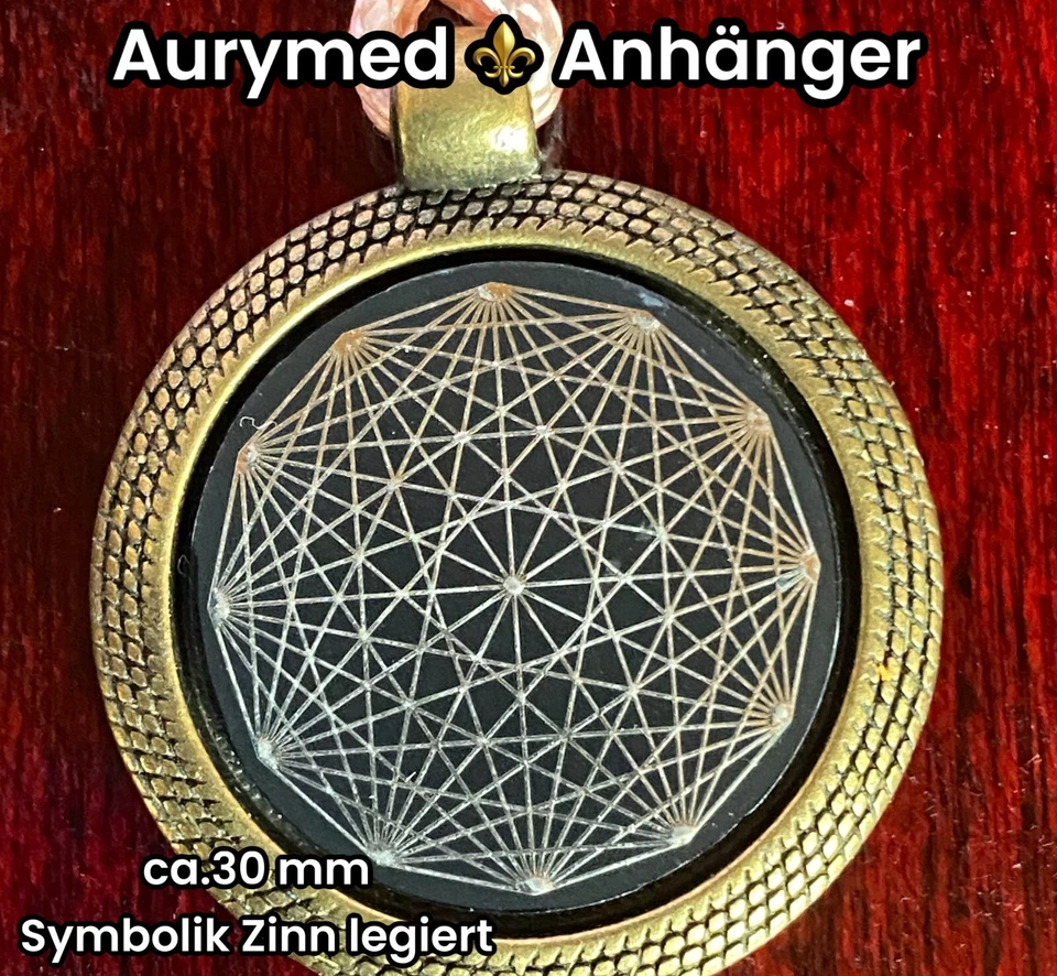 FIRMA AURYMED R.BOE-ERF Anhänger 432Hz Radionik Frequenz Coin Lakhovsyk Spule Yantra Bifilar Tesla Wicca