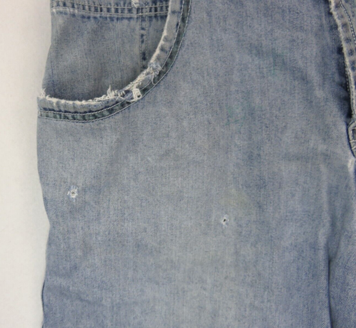 Pantalones Cortos De Colección JNCO Cortos 38x14 Sueltos Años 90 Ancho Thrashed Distress Patinador EE. UU. - Imagen 9 de 18