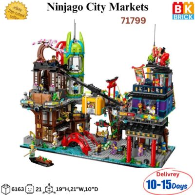 5 Ninjago City Modular Sets – 70620, 71799, 70657, 71741 , 71837