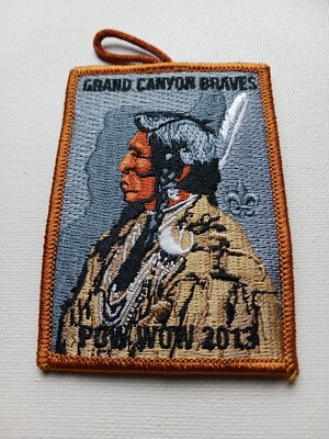 BOY SCOUTS GRAND CANYON BRAVES POW WOW 2013  PATCH