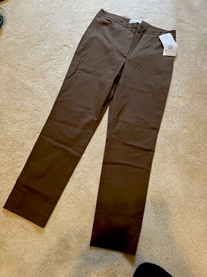 Doncaster Ladies Brown Dress Pants Slacks Size 2 | eBay