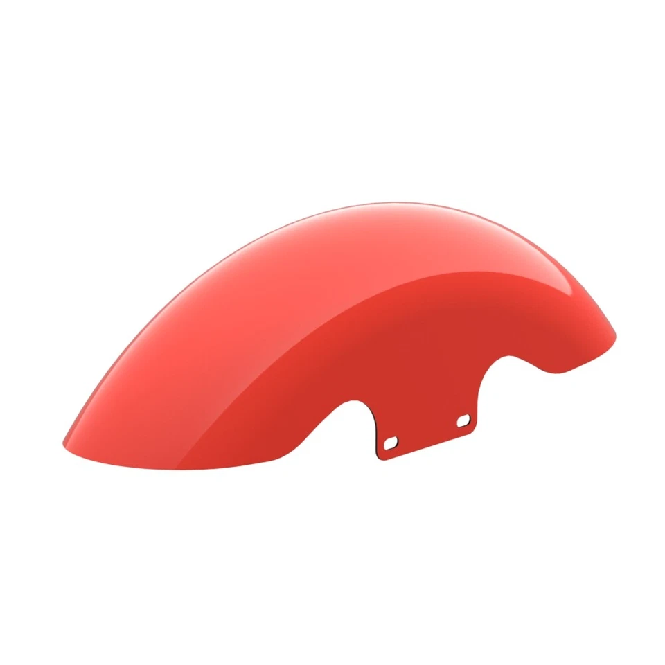 Laguna Orange Holeshot Performance 19" Short Front Fender Fits 09+ Harley - Image 2 of 4