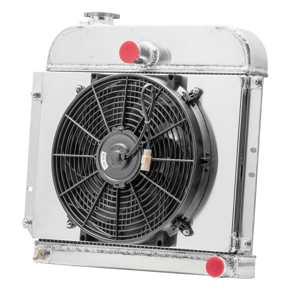 Ventilador de cubierta de radiador de 3 filas para 1941-1952 1951 Plymouth Concord P15 Special Deluxe Foto 2 de 4