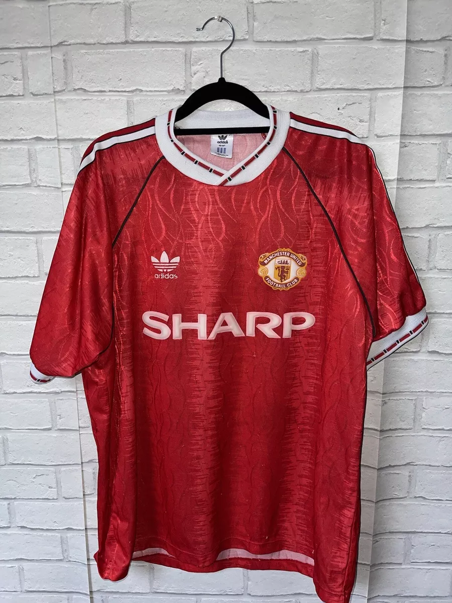 Manchester United 1990 1992 Home Original Adidas Vintage Football