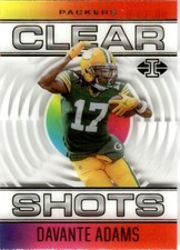 2021 Panini Illusions Clear Shots Davante Adams Green Bay Packers #CS-8