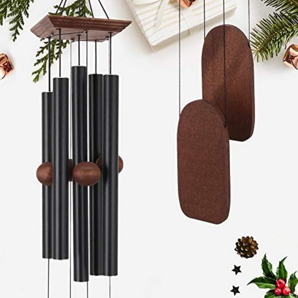 Astarin Wind Chimes Esterno: Regalo Commemorativo Tonalità Profonda 36"