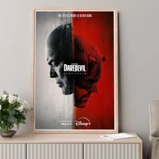 Daredevil Born Again Season 1 TV Series Poster Wall Decor Film Art Print Canvas