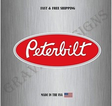 Peterbilt Truck Decal Sticker Usa Made Truck Car Window Wall Car Water Resistant