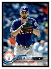 2018 Topps  #404 Alex Claudio - Texas Rangers
