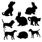 Pet Animals Vinyl Decal Sticker Sheet for Wall Door Laptop Fridge Car Box Book