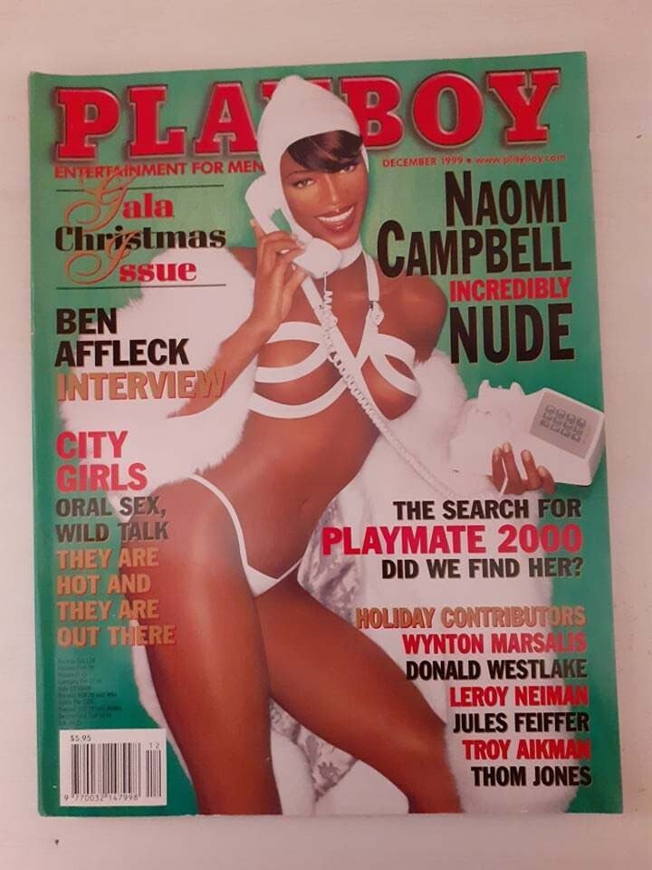 PLAYBOY Magazine December 1999 Naomi Campbell | eBay