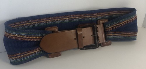 Talbots Fabric Belt, Multicolor, Size Medium. Made In The USA - Picture 3 of 11