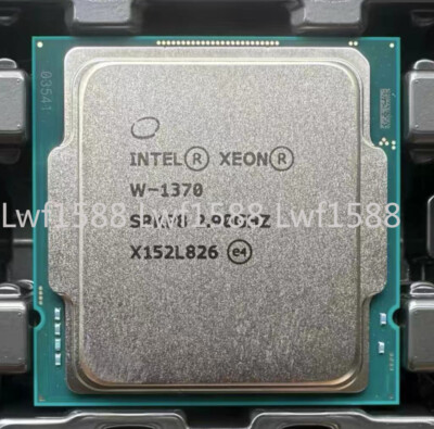 Intel Xeon W-1370 QS 8C16T 16MB 80W LGA-1200 CPU processor (applicable to W-580)