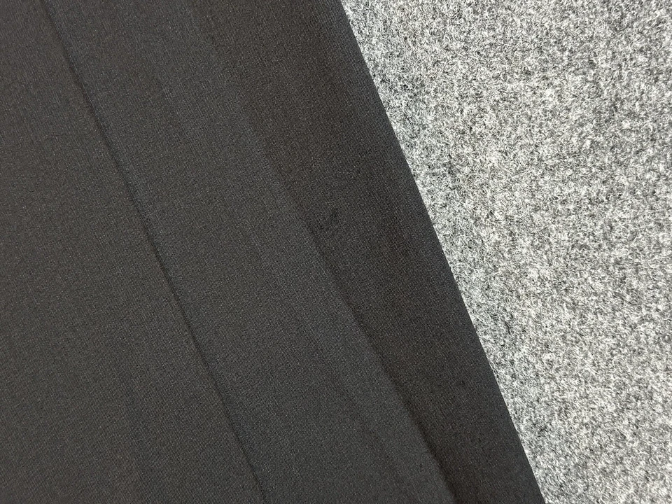 Pantalones Lafayette 148 New York Lana Pierna Ancha Talla 12 Negro Cremallera 33X31  Foto 4 de 4