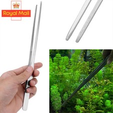 Aquarium Fish Tank Live Plant Aquascaping Long Handle Tweezers Trimming Tool f