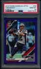 2019 Panini Donruss Optic Tom Brady #63 Purple Prizm #'d /50 PSA 10 Gem Mint